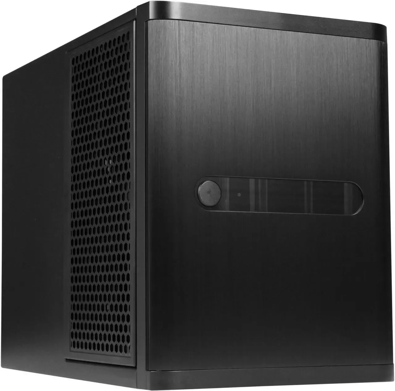 SilverStone DS380B Premium Mini-ITX / DTX Small Form Factor NAS Computer Case, Black overview 1