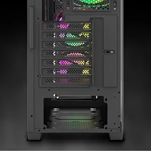 TAG Gamerz Andromeda RGB M ATX Mid-Tower Cabinet (Black) overview 12
