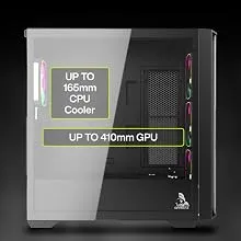 TAG Gamerz Andromeda RGB M ATX Mid-Tower Cabinet (White) overview 8