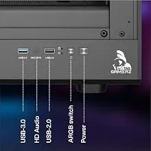 TAG Gamerz Starlight ARGB Mid-Tower M-ATX Gaming Cabinet (Black) overview 9
