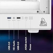 TAG Gamerz Starlight ARGB Mid-Tower M-ATX Gaming Cabinet (White) overview 9
