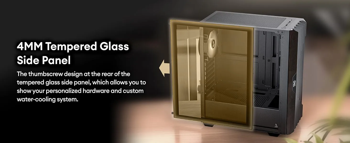 TAG Gamerz Stellar Elite ARGB Mid Tower ATX Gaming PC Cabinet overview 9