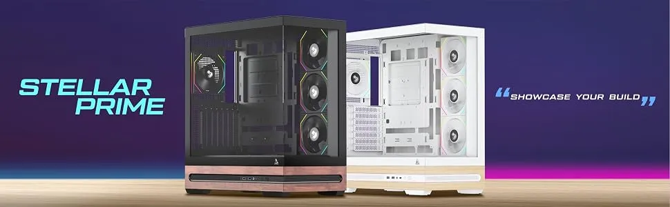 TAG Gamerz Stellar Prime Mid-Tower ATX Gaming Cabinet overview 1