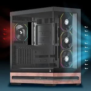 TAG Gamerz Stellar Prime Mid-Tower ATX Gaming Cabinet overview 3