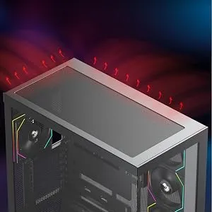 TAG Gamerz Stellar Prime Mid-Tower ATX Gaming Cabinet overview 4