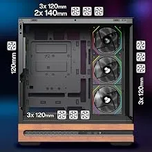 TAG Gamerz Stellar Prime Mid-Tower ATX Gaming Cabinet overview 9