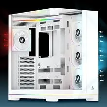 TAG Gamerz Supernova ARGB EATX Mid Tower Cabinet (White) overview 4