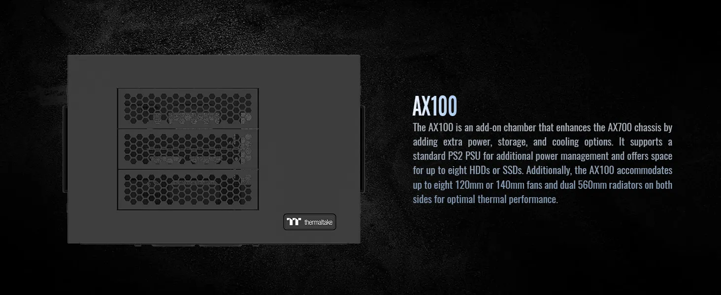 Thermaltake AX100 Pedestal Case overview 2