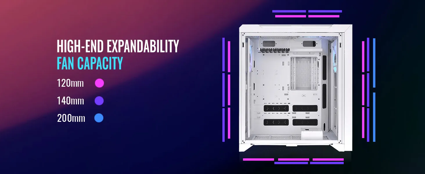 Thermaltake CTE C700 TG ARGB Snow Mid Tower Chassis overview 10
