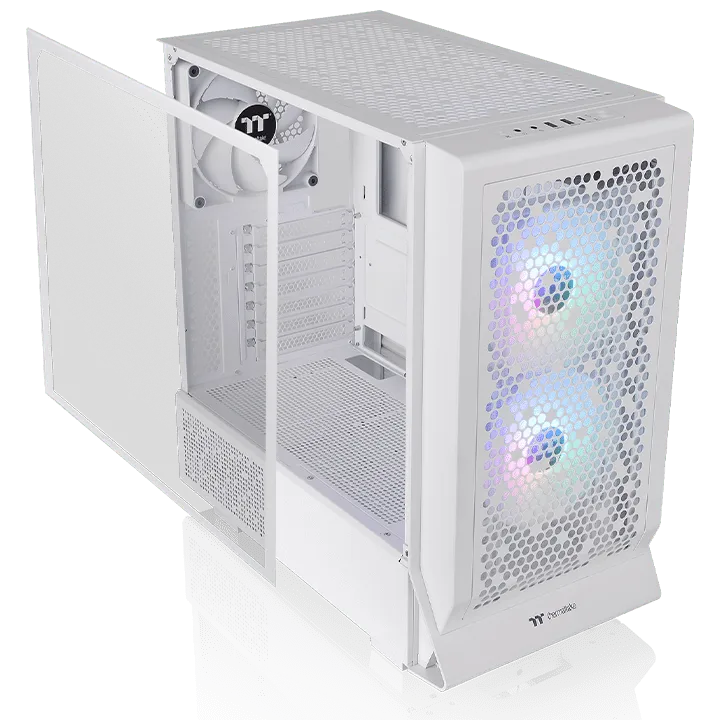 Thermaltake Ceres 330 TG ARGB Snow (E-ATX) Mid Tower Cabinet (White) overview 11