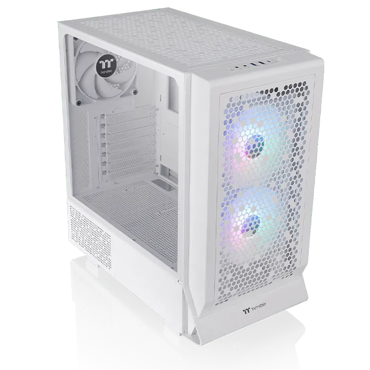 Thermaltake Ceres 330 TG ARGB Snow (E-ATX) Mid Tower Cabinet (White) overview 6
