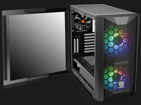 Thermaltake Commander C35 TG ARGB Cabinet (Black) overview 10