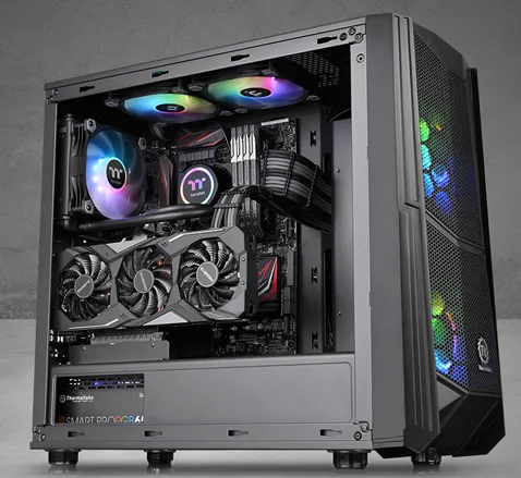 Thermaltake Commander C35 TG ARGB Cabinet (Black) overview 11