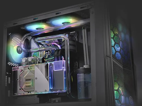 Thermaltake Commander C35 TG ARGB Cabinet (Black) overview 5