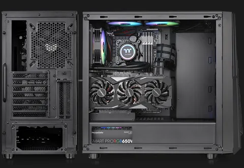 Thermaltake Commander C35 TG ARGB Cabinet (Black) overview 8