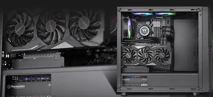Thermaltake Commander C35 TG ARGB Cabinet (Black) overview 9