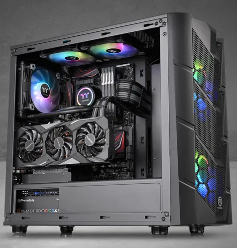 Thermaltake Commander C36 TG ARGB Cabinet (Black) overview 10