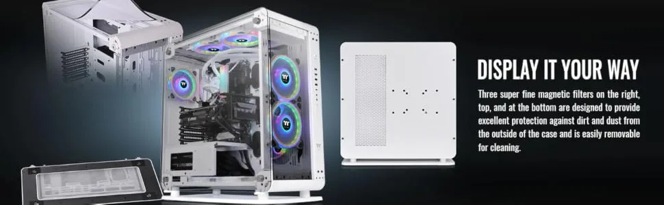 Thermaltake Core P6 TG Snow (ATX) Mid Tower Cabinet (White) overview 11