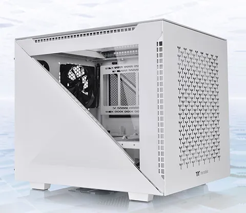 Thermaltake Divider 200 TG Air White Edition Micro-ATX Tempered Glass overview 3