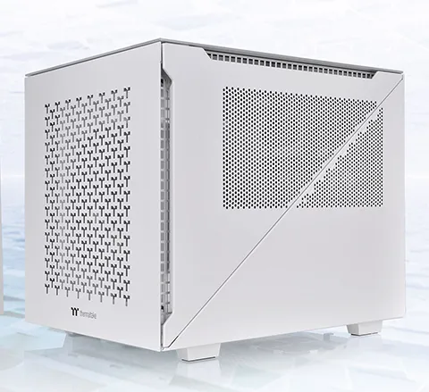 Thermaltake Divider 200 TG Air White Edition Micro-ATX Tempered Glass overview 4