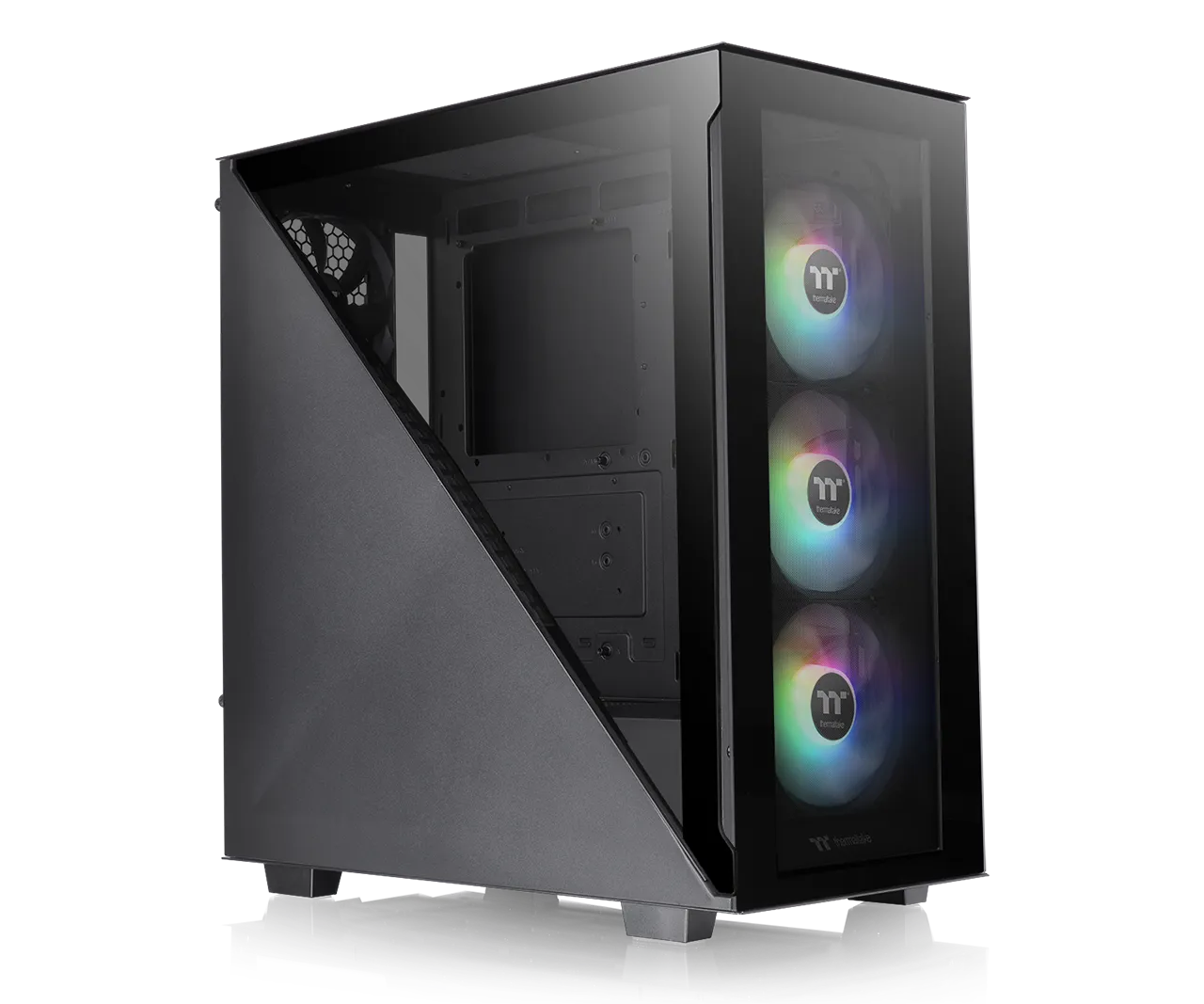 Thermaltake Divider 300 TG ARGB Mid Tower Cabinet (Black) overview 2