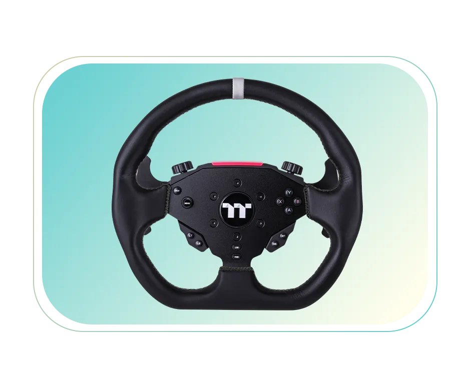 Thermaltake G6 Direct Drive Racing Wheel with Pedals Bundle overview 1