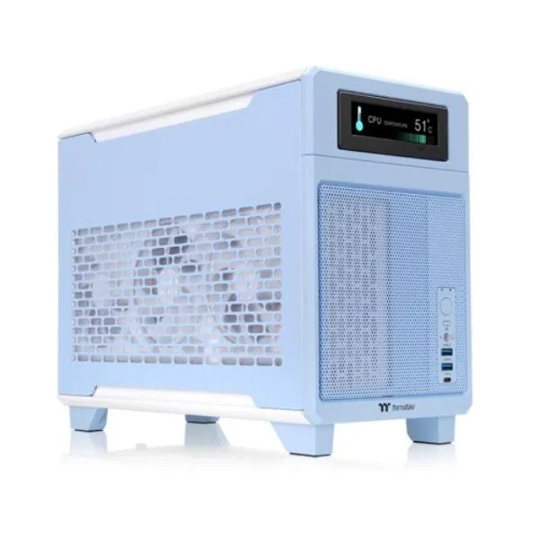 Thermaltake TR100 Hydrangea Blue Mini Tower Chassis