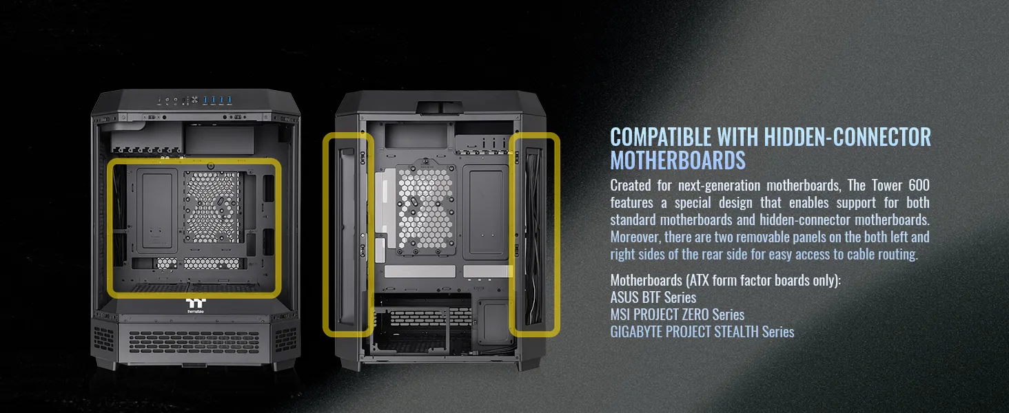 Thermaltake The Tower 600 ATX Mid Tower Case (Black) overview 33
