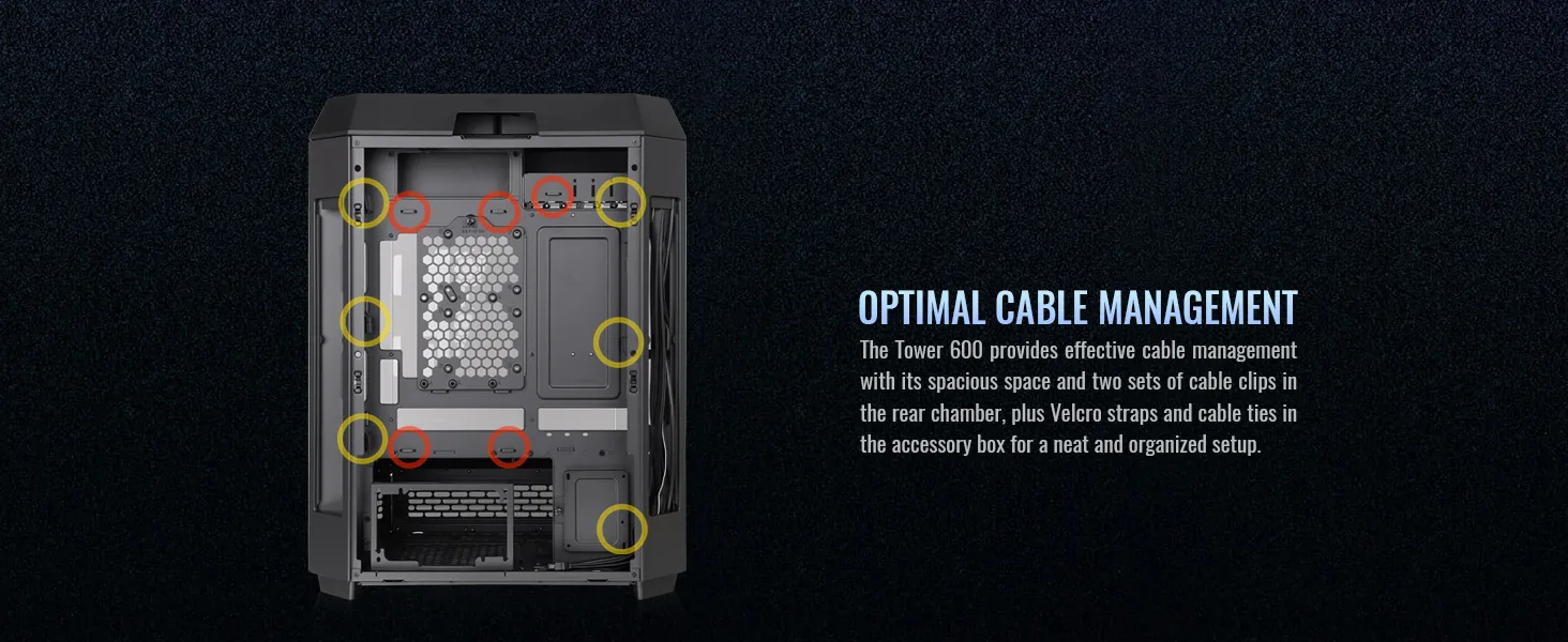 Thermaltake The Tower 600 ATX Mid Tower Case (Black) overview 36