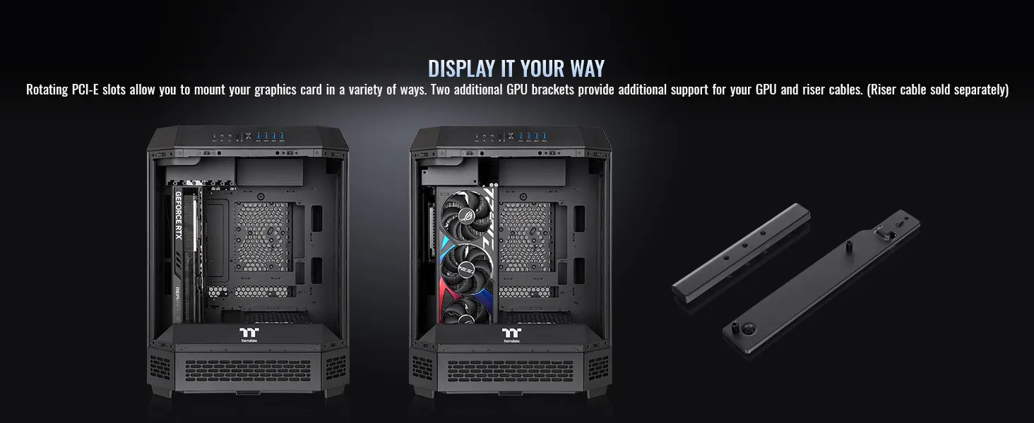 Thermaltake The Tower 600 ATX Mid Tower Case (Black) overview 6