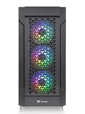 Thermaltake Versa T27 TG ARGB Mid Tower Chassis (Black) overview 1