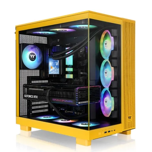 Thermaltake View 380 XL TG ARGB Bumblebee Mid Tower Cabinet overview 1