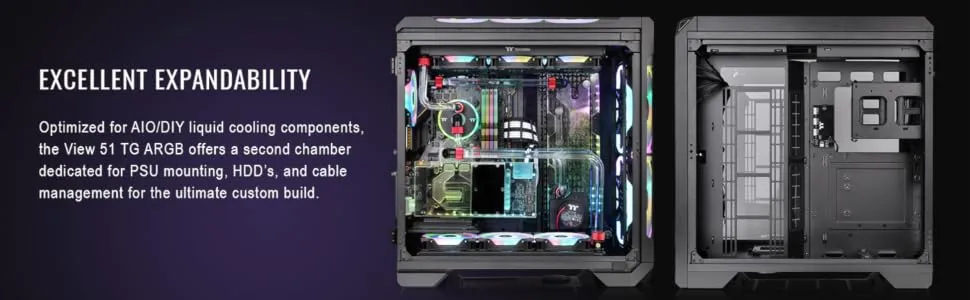 Thermaltake View 51 ARGB Cabinet (Black) overview 4