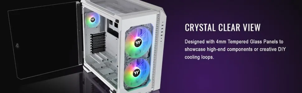 Thermaltake View 51 Snow ARGB Edition Cabinet (White) overview 4