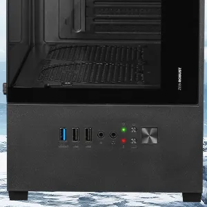 ZEBRONICS ICEBERG Premium Gaming Chassis - Black overview 3