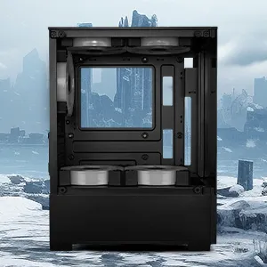 ZEBRONICS ICEBERG Premium Gaming Chassis - Black overview 6