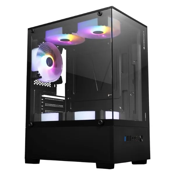 ZEBRONICS ICEBERG Premium Gaming Chassis - Black