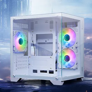 ZEBRONICS MERCURY Premium Gaming Cabinet - White overview 6