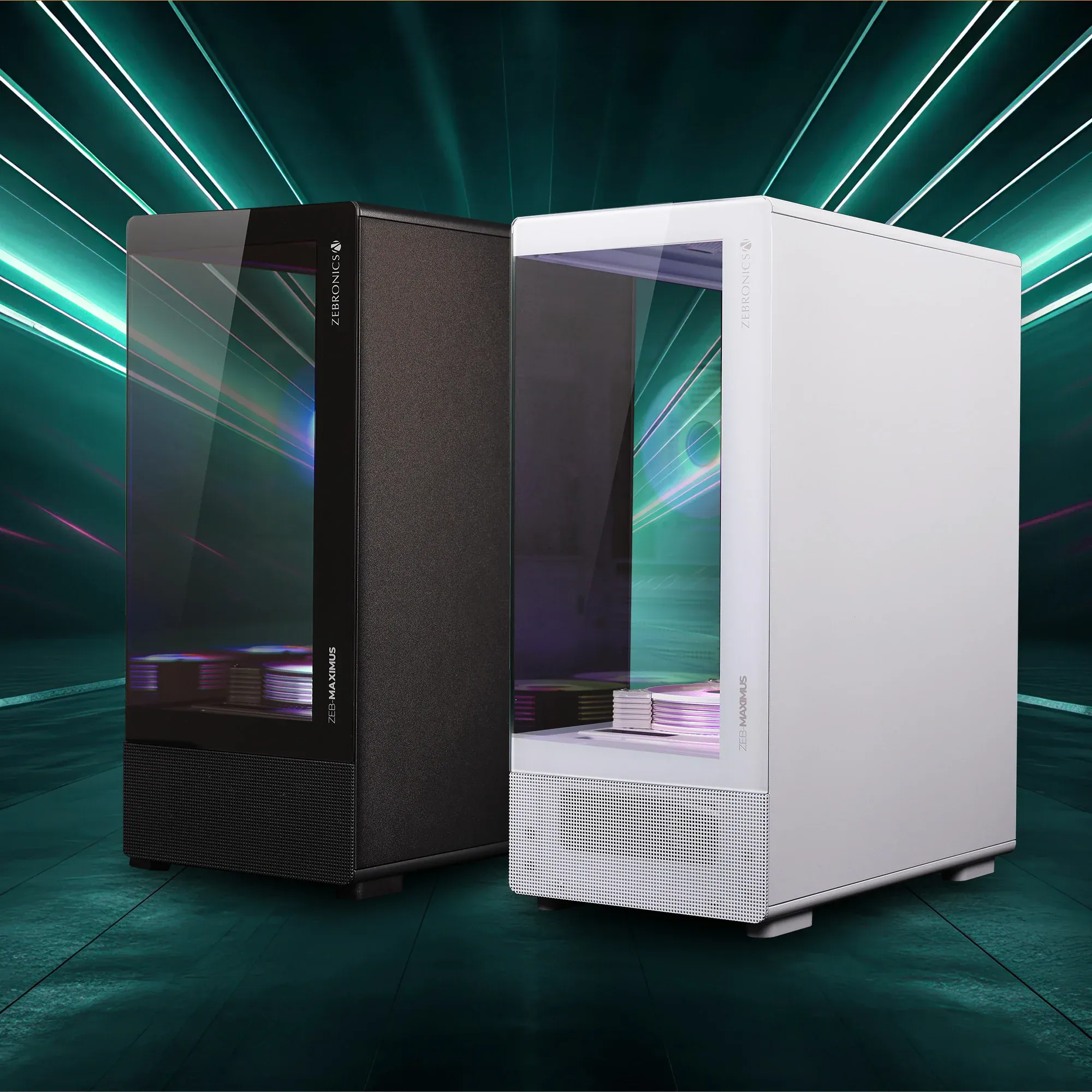 ZEBRONICS Maximus Gaming Mid Tower Cabinet (Black) overview 1