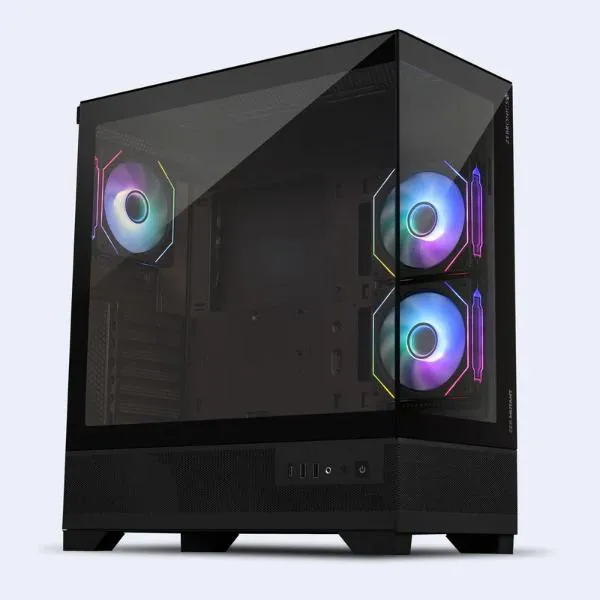 ZEBRONICS Mutant ARGB MATX Mid Tower Cabinet (Black)