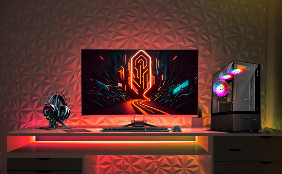 ZEBRONICS ROBUST Premium Gaming Cabinet - Black overview 2