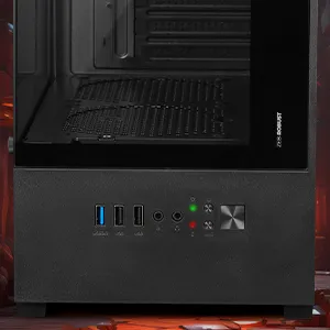 ZEBRONICS ROBUST Premium Gaming Cabinet - Black overview 3