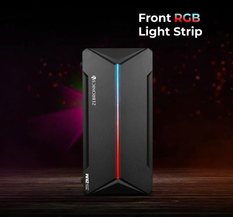 ZEBRONICS ZIUM Mid-Tower Gaming Cabinet overview 3