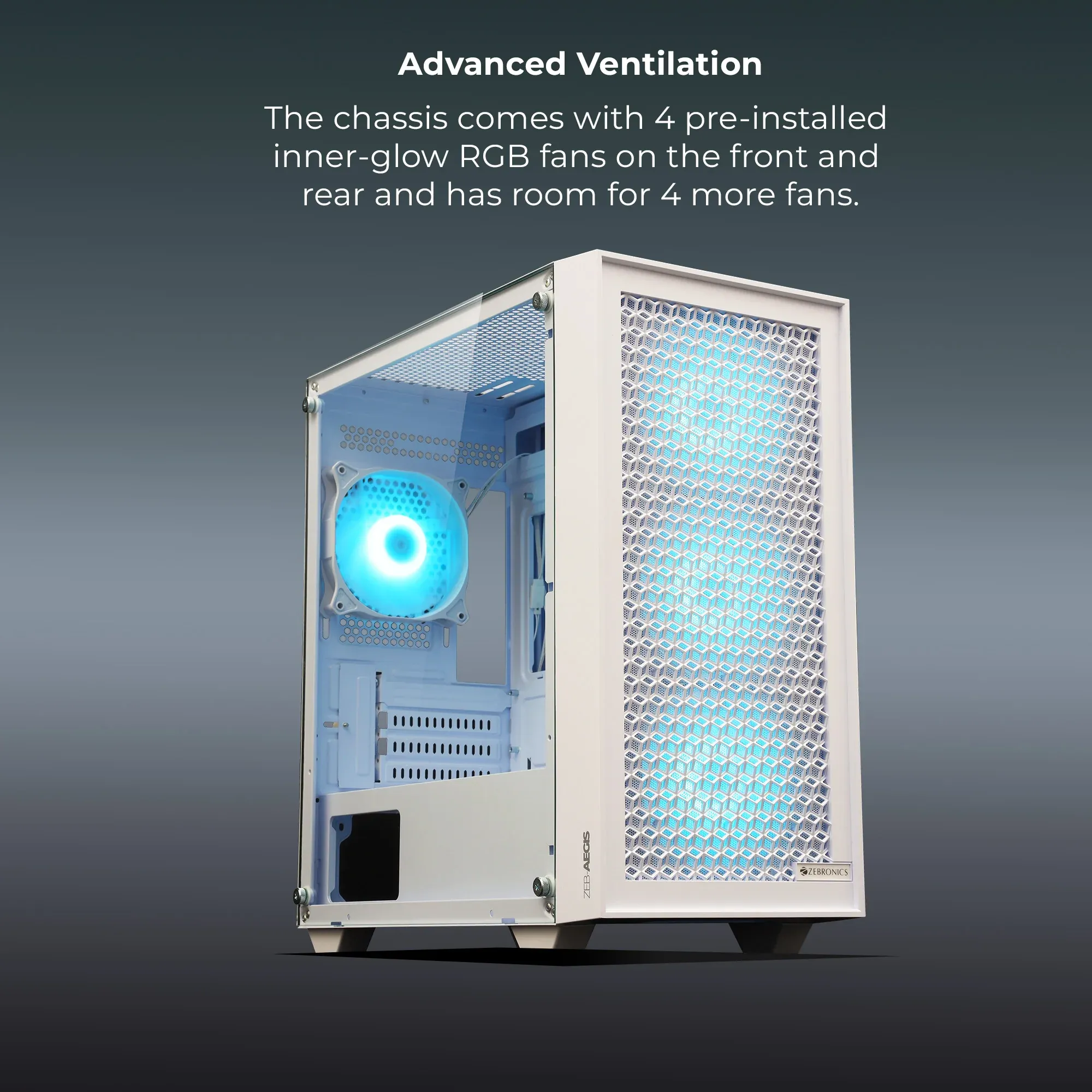 ZEBRONICS Zeb Aegis mATX Cabinet overview 5