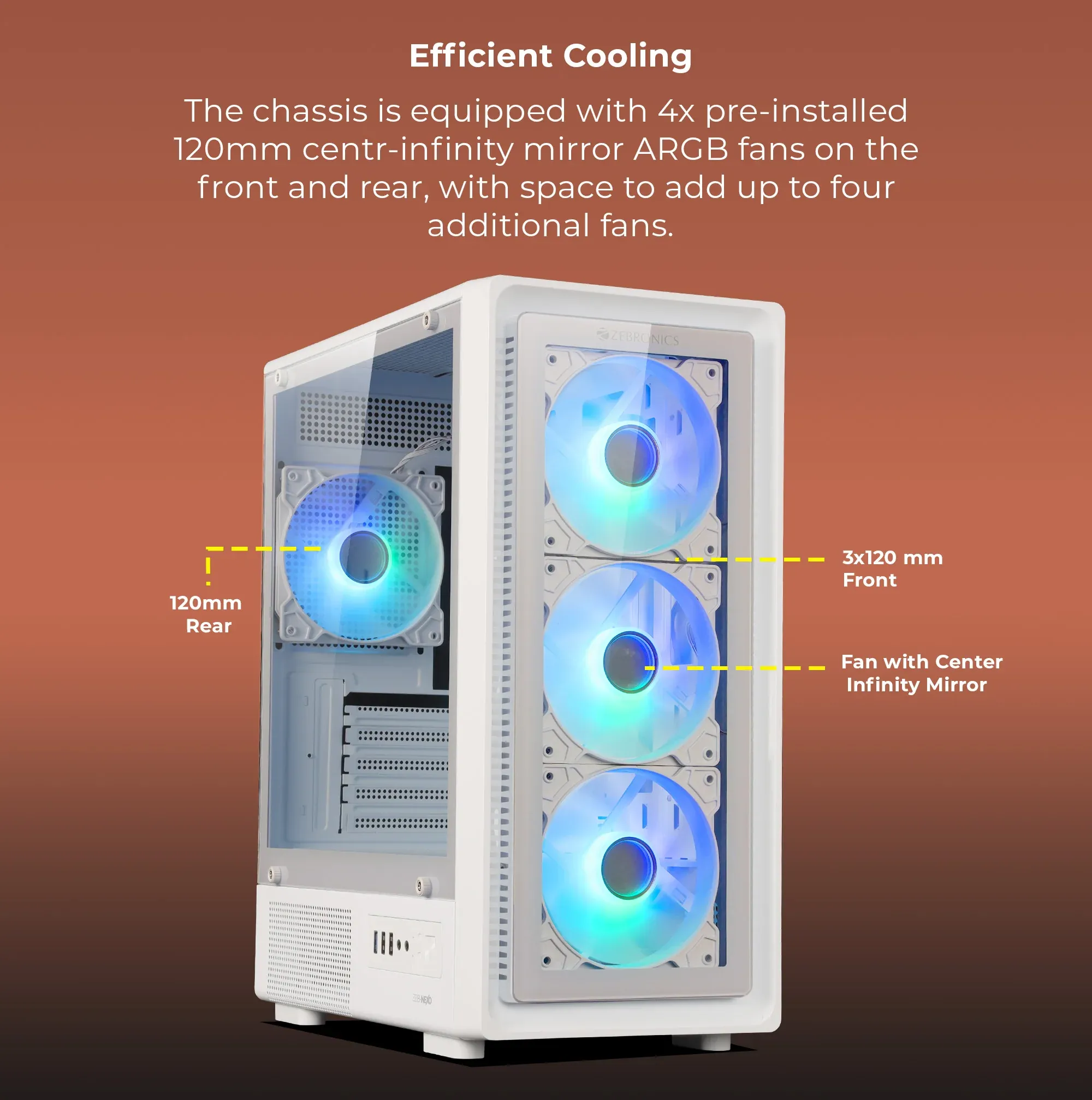 ZEBRONICS Zeb Nexo Mini Tower Cabinet overview 5