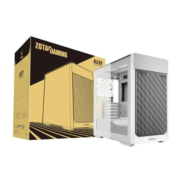 ZOTAC Gaming Alloy Computer Case - White