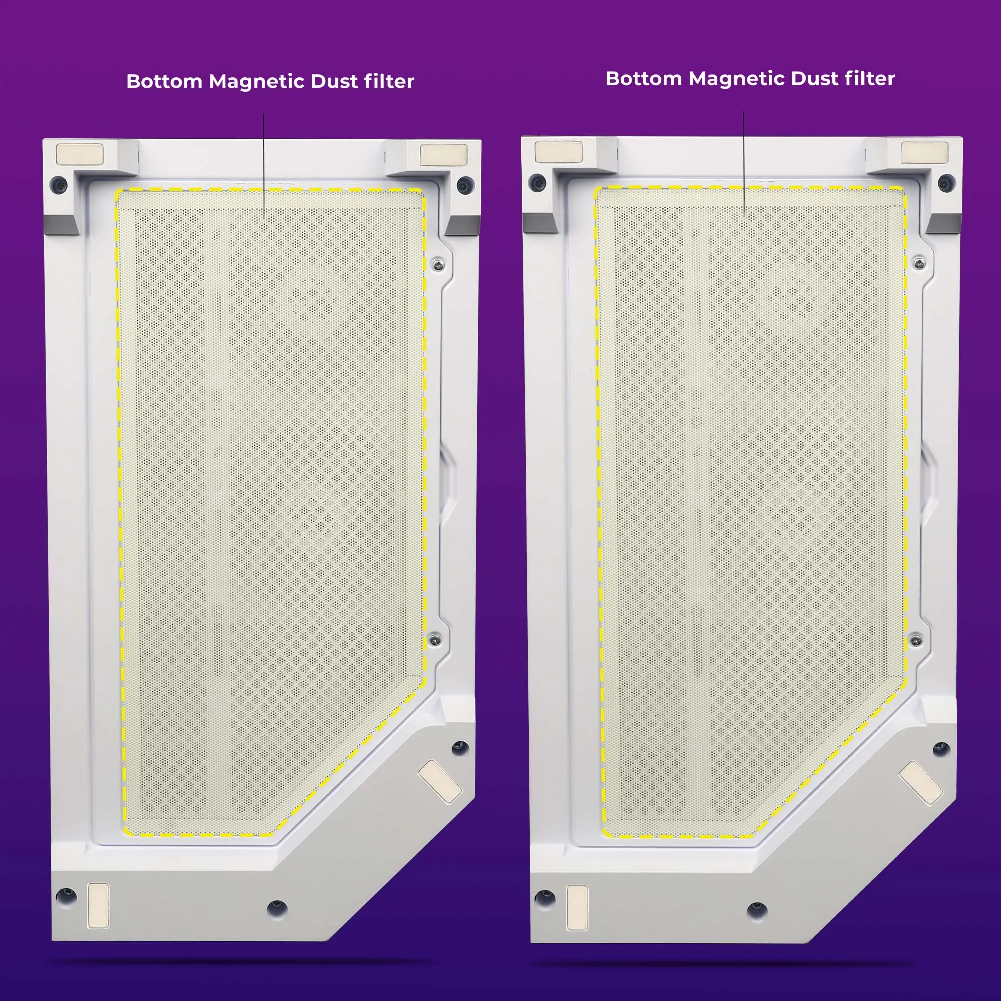 Zebronics Blizzard Mid Tower Cabinet (White) overview 7