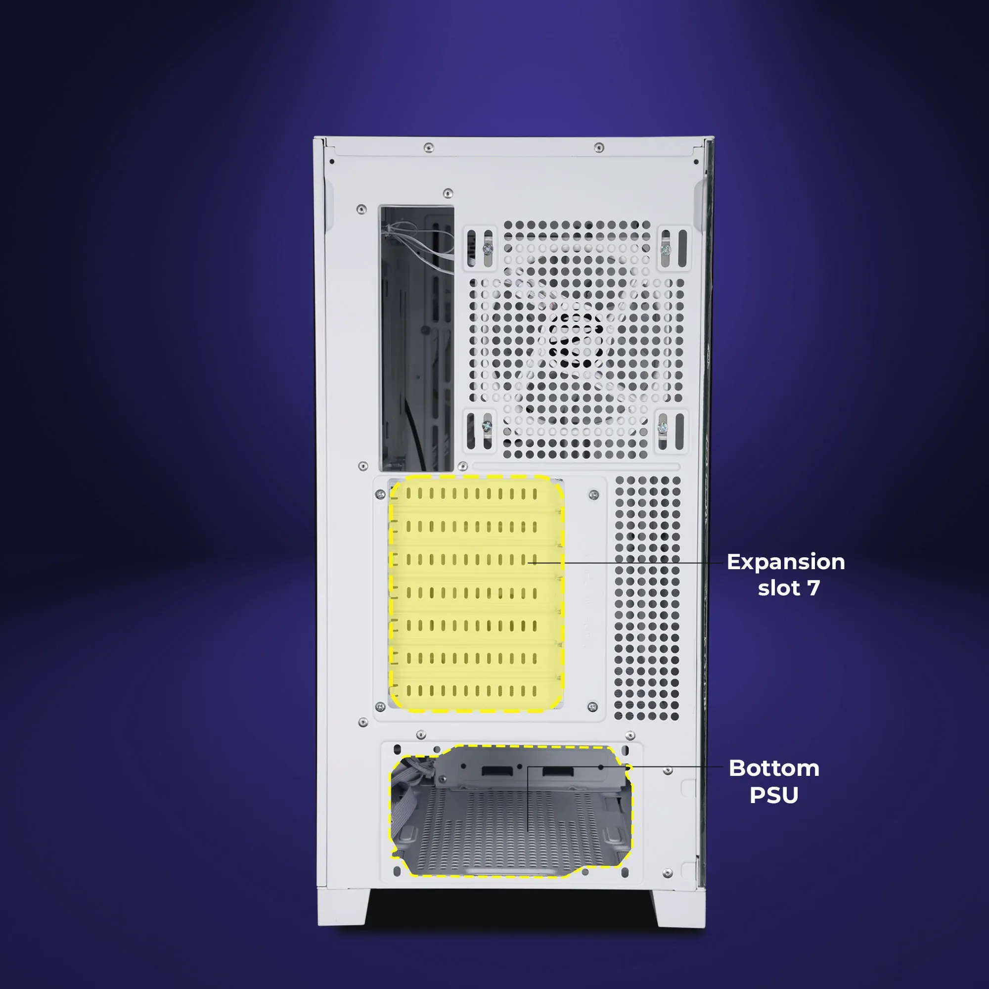 Zebronics Inferno Mini Tower Cabinet (White) overview 11