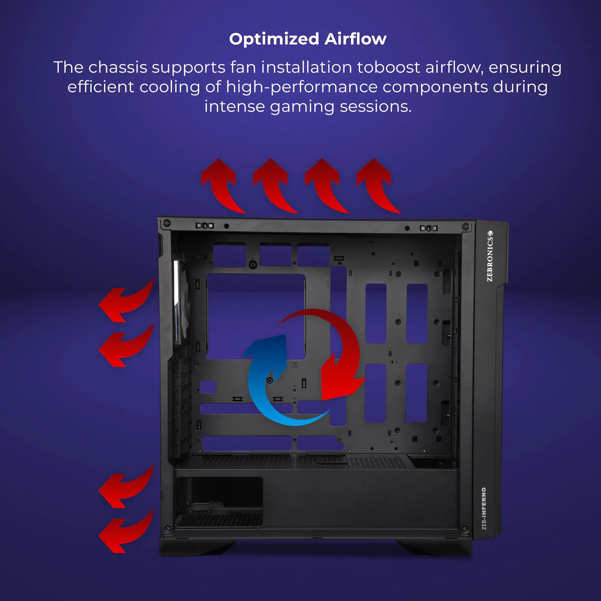 Zebronics Inferno Mini Tower Cabinet overview 7