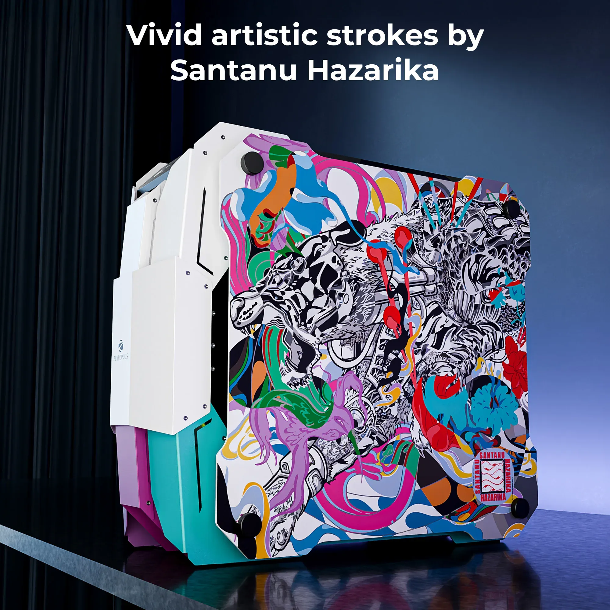 Zebronics Phantom Pro Full Tower Cabinet overview 1